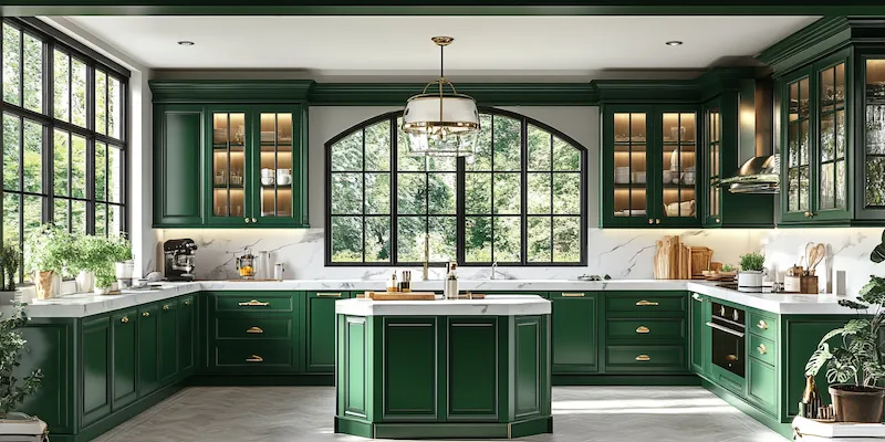 Czerwone meble kuchenne jakie ściany?