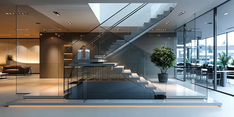 Balustrady szklane zewnętrzne Warszawa