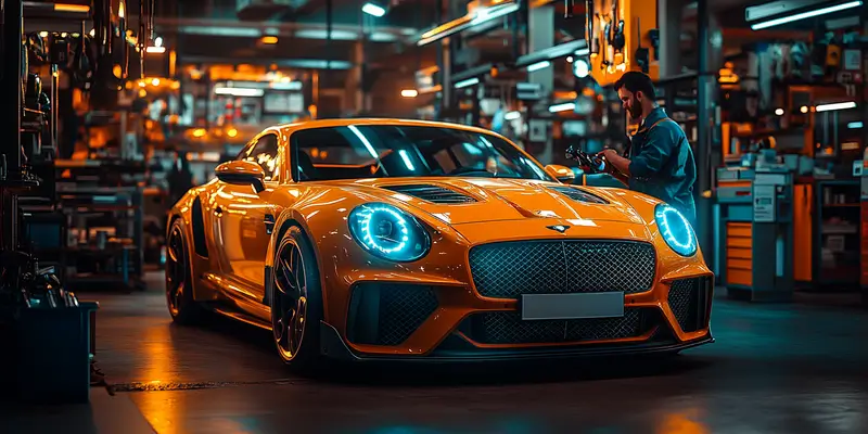 Naprawa samochodu w warsztacie samochodowym